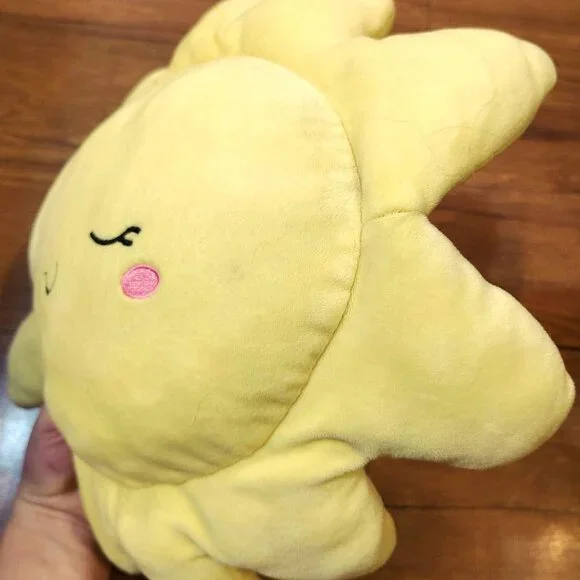 Sleepy Summer Sun Plush Kids Kawaii Sunny Pillow Sofa Cushion - Picture 3 of 9